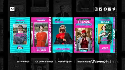 Mega Sale Instagram Stories Product Promo template preview