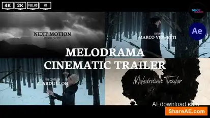 Melodrama Cinematic Trailer Openers template preview
