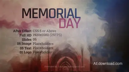 Memorial Day Template Openers template preview