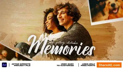 Memories - Photo Gallery Slideshow Openers template preview
