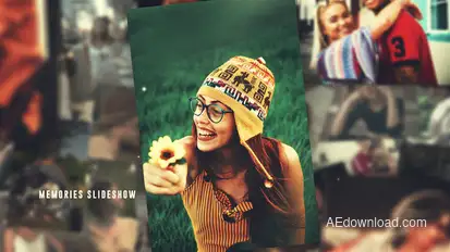 Memories Photo Slideshow Video Displays template preview