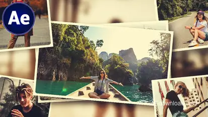 Memories PhotoSlideshow 3D || Memorial PhotoGallery 3D Video Displays template preview