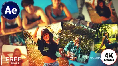 Memories Photoslideshow Video Displays template preview