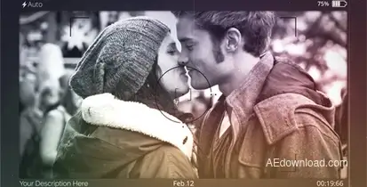 Memories Slideshow Video Displays template preview