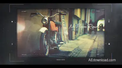 Memory Frames - Cinematic Slideshow Video Displays template preview