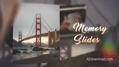 Memory Slides Video Displays template preview