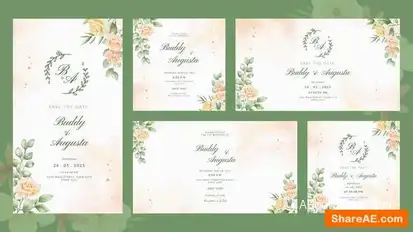 Merger Wedding Invitation Openers template preview