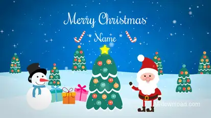 Merry Christmas Openers template preview