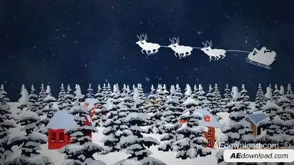 Merry Christmas And Happy New Year Intro Openers template preview
