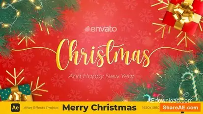 Videohive Merry Christmas | Happy New Year Openers template preview