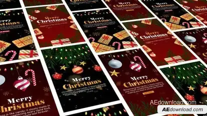 Videohive Merry Christmas Instagram Story 55835371 Video Displays template preview