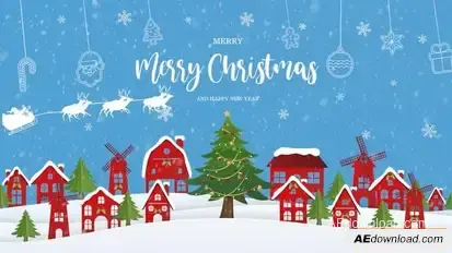 Merry Christmas  Intro 2 Openers template preview