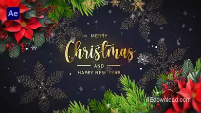 Merry Christmas Intro 2025 Openers template preview
