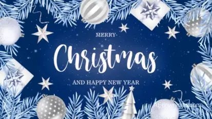 Merry Christmas  Intro 2026 Video Displays template preview