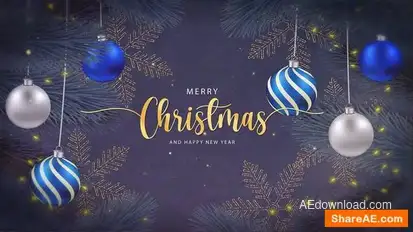 Merry Christmas Intro Openers template preview