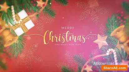 Merry Christmas Intro Openers template preview