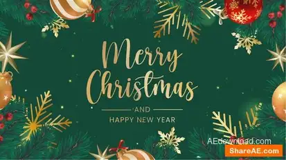 Merry Christmas Intro Openers template preview