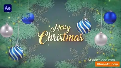 Merry Christmas Intro Openers template preview