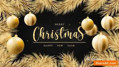 Merry Christmas Intro Openers template preview