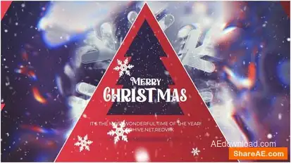 Merry Christmas // Minimal Greeting Openers template preview