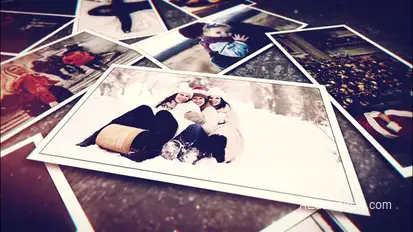 Merry Christmas Slideshow Video Displays template preview