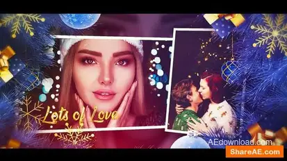 Merry Christmas Slideshow || Happy New Year Openers template preview