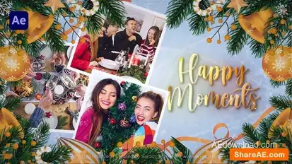 Merry Christmas Slideshow II New Year 2024 Openers template preview