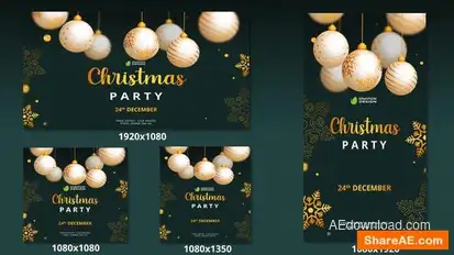 Merry Christmas || Social Media Openers template preview