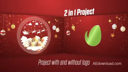 Mery Christmas broadcast-packages template preview