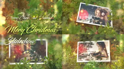 Mery Christmas Slideshow broadcast-packages template preview