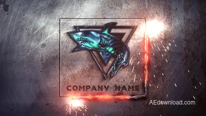 Metal Industrial Logo Logo Stings template preview