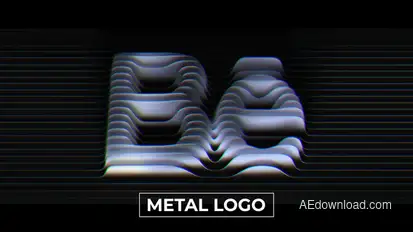 Metal Logo Reveal Logo Stings template preview