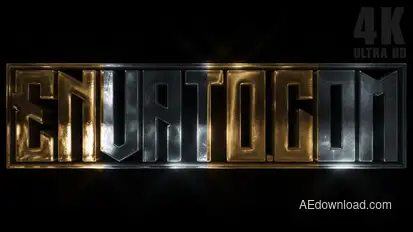 Metallic Logo Logo Stings template preview