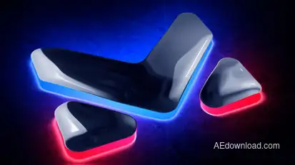 Midnight Glow Logo Logo Stings template preview