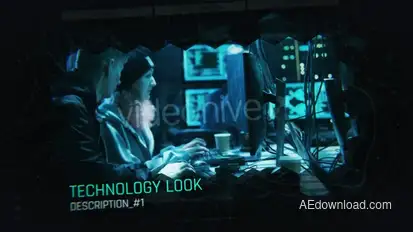 Military Digital Slideshow Video Displays template preview