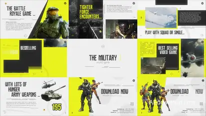 Military Game Opener l Army Game Template l Arcade Game Openers template preview