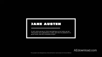 Minimal - Text Animation Titles template preview