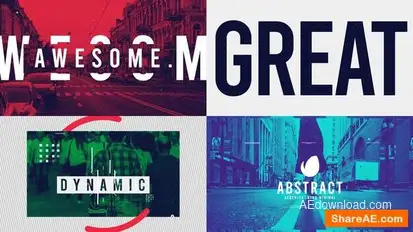 Minimal Abstract Logo Openers template preview