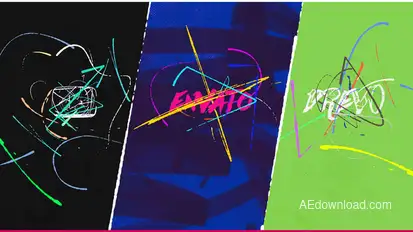 Minimal Art Logo 4K Intro/ Brush/ Oil Paint/ Markers Fast Draw Opener/ Simple Logo and Titles Reveal Logo Stings template preview