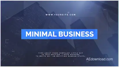 Minimal Business Openers template preview