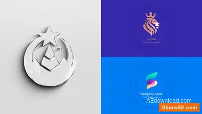 Minimal Clean Logo Reveal Logo Stings template preview