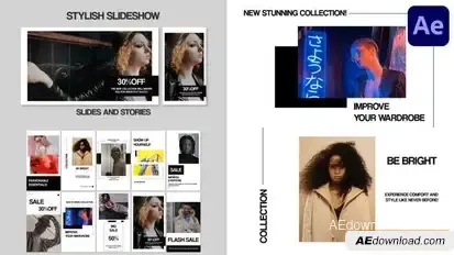 Minimal Clean Slideshow | After Effects Openers template preview