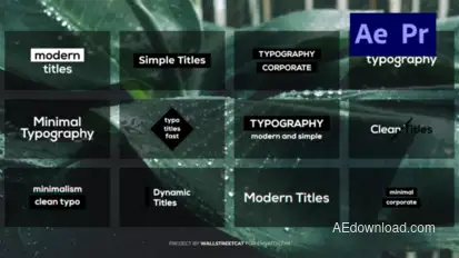 Minimal Titles Titles template preview
