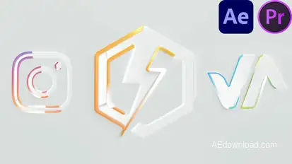 Minimal Corporate Logo 3 Logo Stings template preview