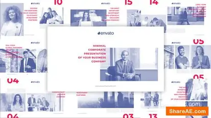 Minimal Corporate Presentation Openers template preview