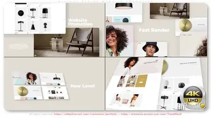 Minimal Design Website Promotion Product Promo template preview