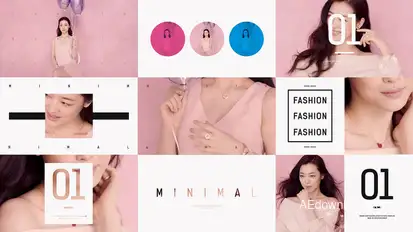Minimal Fashion Opener / Short Vlog Intro / Clean Event Promo / Simple Youtube Channel Openers template preview