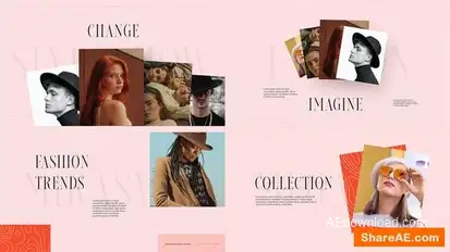 Minimal Fashion Slideshow Openers template preview