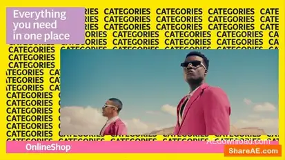 Flat Intro Openers template preview