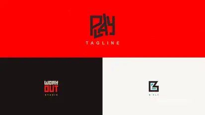 Minimal Funk Logo Logo Stings template preview